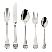 Rosenmuster 5-piece place setting (925 Sterling Silver)