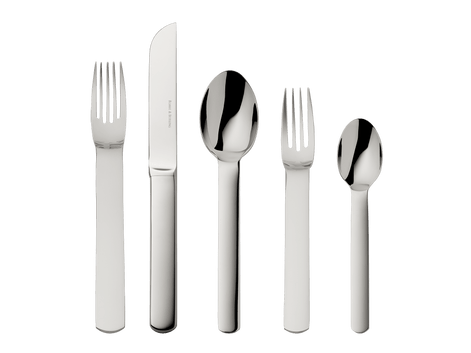Topos 5-piece place setting (18/8 stainless steel)