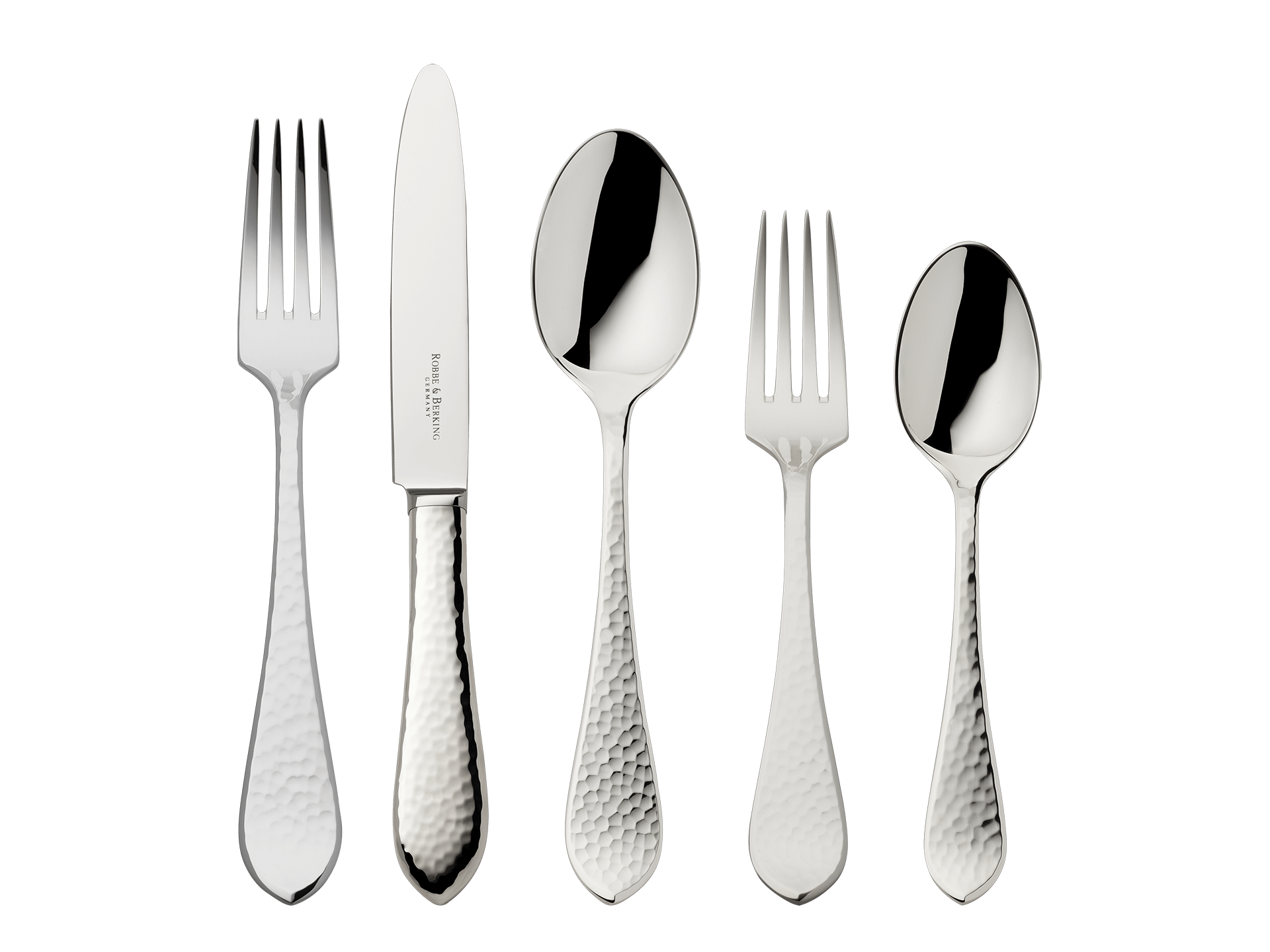Martele 5-piece place setting (925 Sterling Silver)