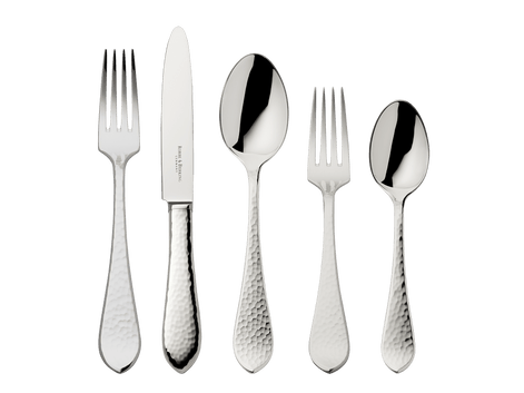 Martele 5-piece place setting (925 Sterling Silver)