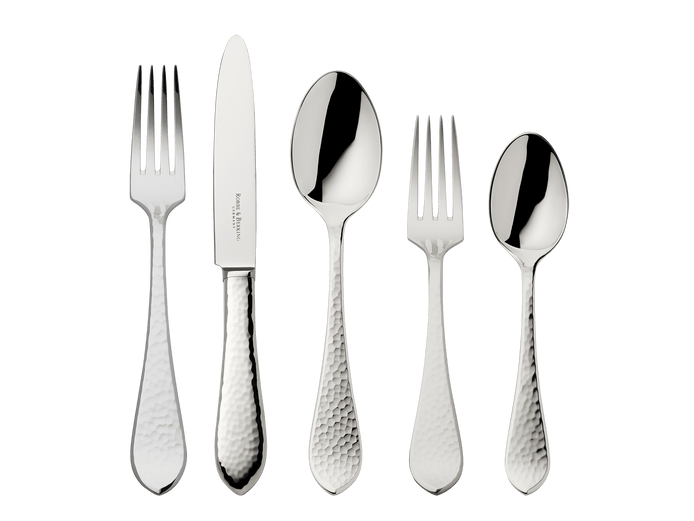 Martele 5-piece place setting (925 Sterling Silver)