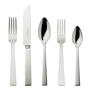 Riva 5-piece place setting (925 Sterling Silver)