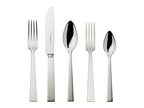 Riva 5-piece place setting (925 Sterling Silver)