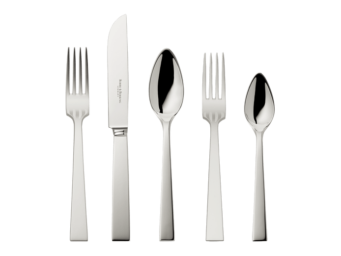 Riva 5-piece place setting (925 Sterling Silver)