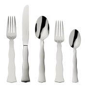Lago 5-piece place setting (18/8 stainless steel)