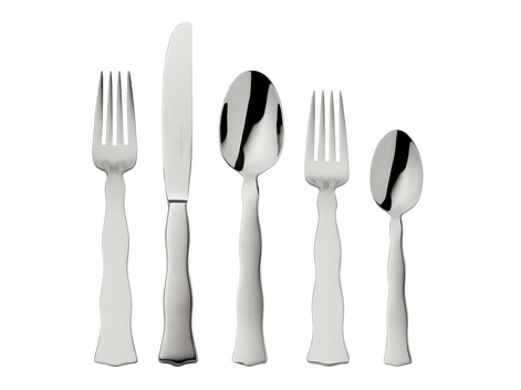 Lago 5-piece place setting (18/8 stainless steel)