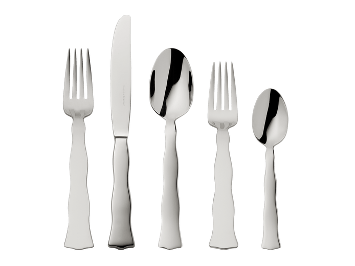 Lago 5-piece place setting (18/8 stainless steel)
