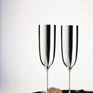 Alta Set 2x ALTA Champagne flute (90g silverplated)