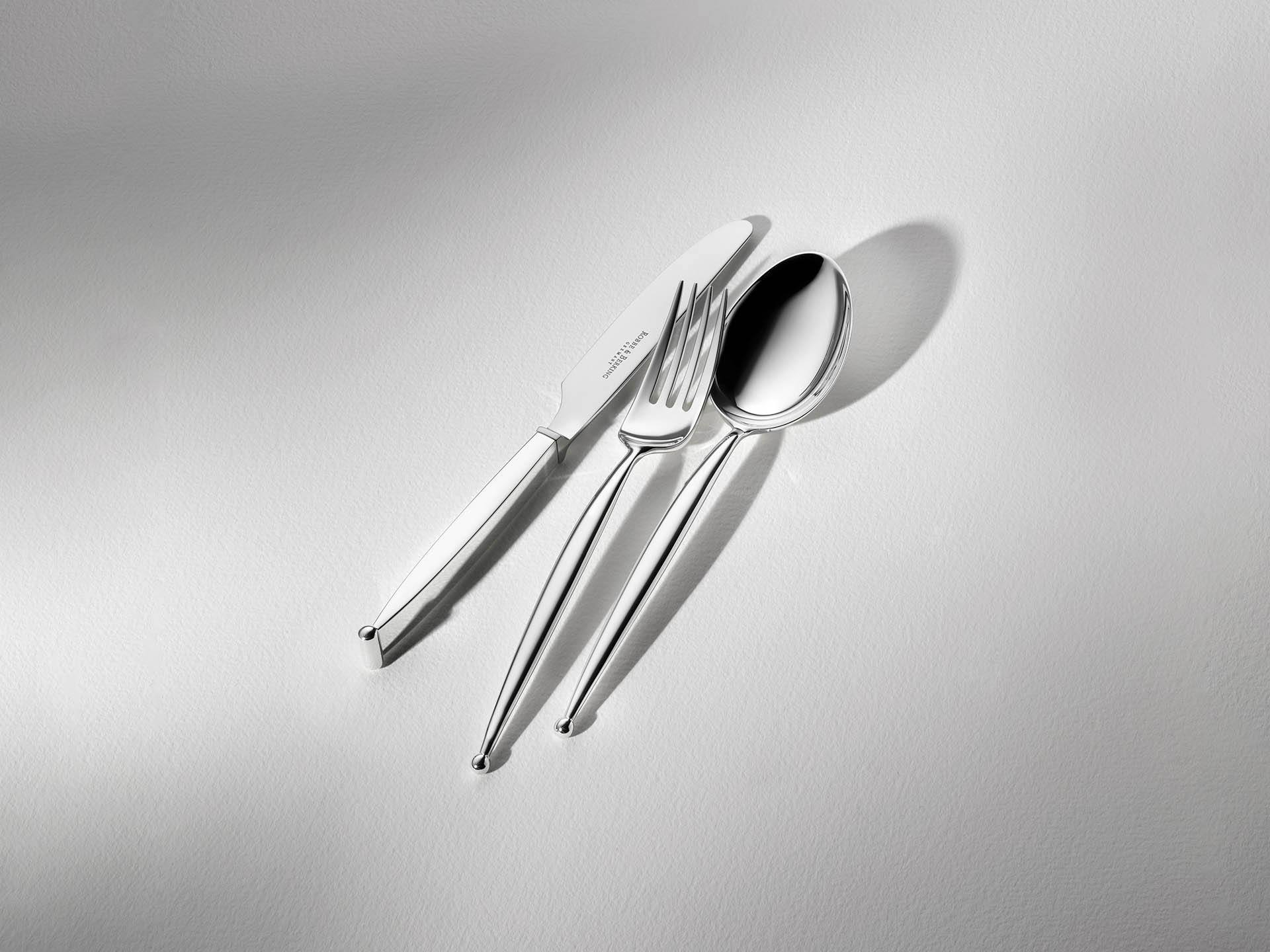 Gio 5-piece place setting (925 Sterling Silver)