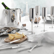 Alta Set 2x ALTA Champagne flute (90g silverplated)