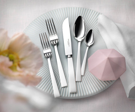 Riva 5-piece place setting (925 Sterling Silver)