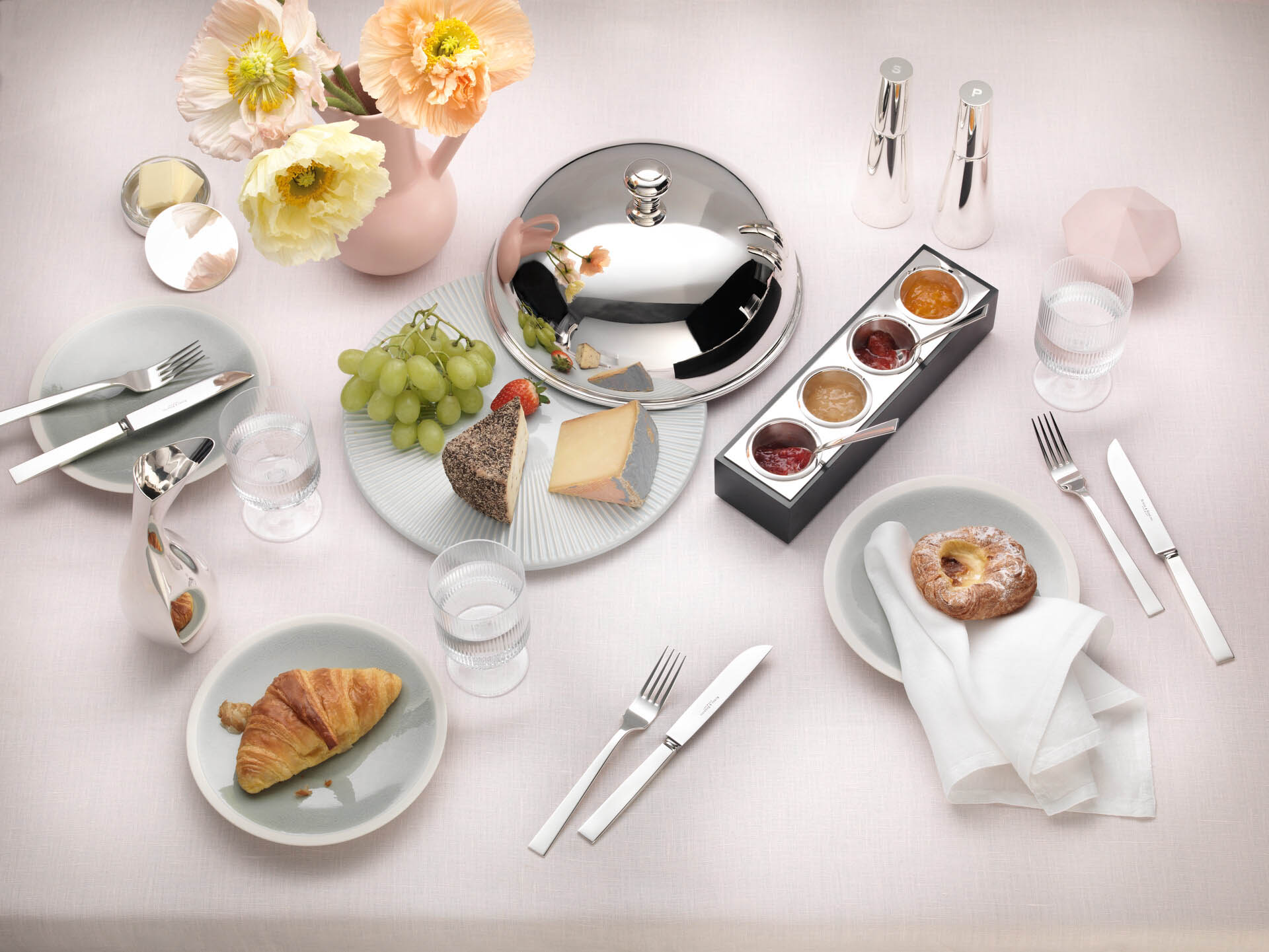 Riva 5-piece place setting (925 Sterling Silver)
