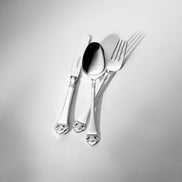 Rosenmuster 5-piece place setting (925 Sterling Silver)