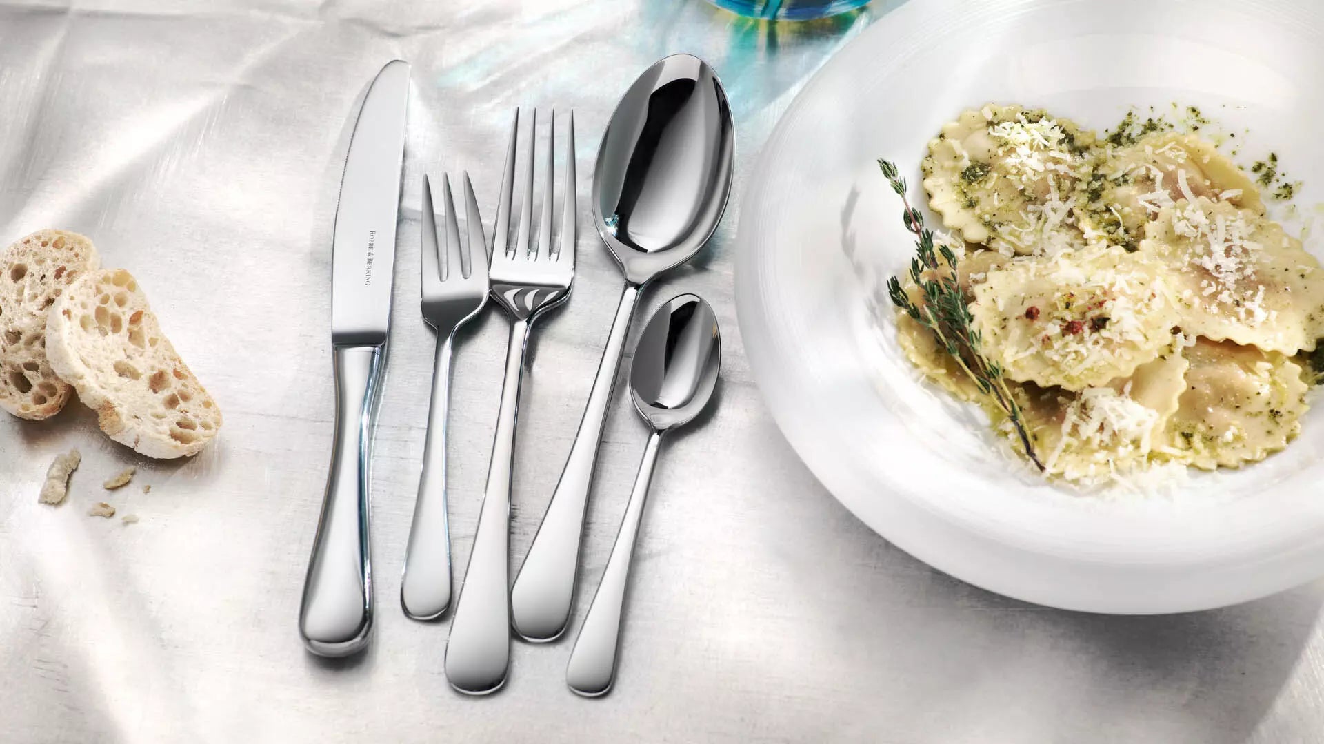 Como 5-piece place setting (18/8 stainless steel)