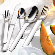 Topos 5-piece place setting (18/8 stainless steel)